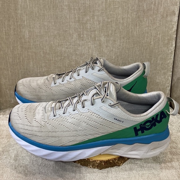 Hoka One One Mens Arahi 4 Gray Running Shoes
Lace Up Size 13 - Picture 2 of 14